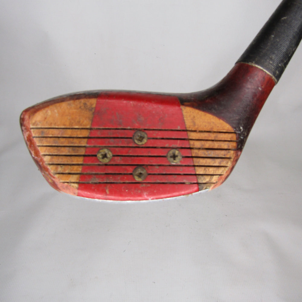 Spalding Top-Flite Persimmon Driver Medium Flex Steel Shaft Men's Right Hand Golf Stuff 