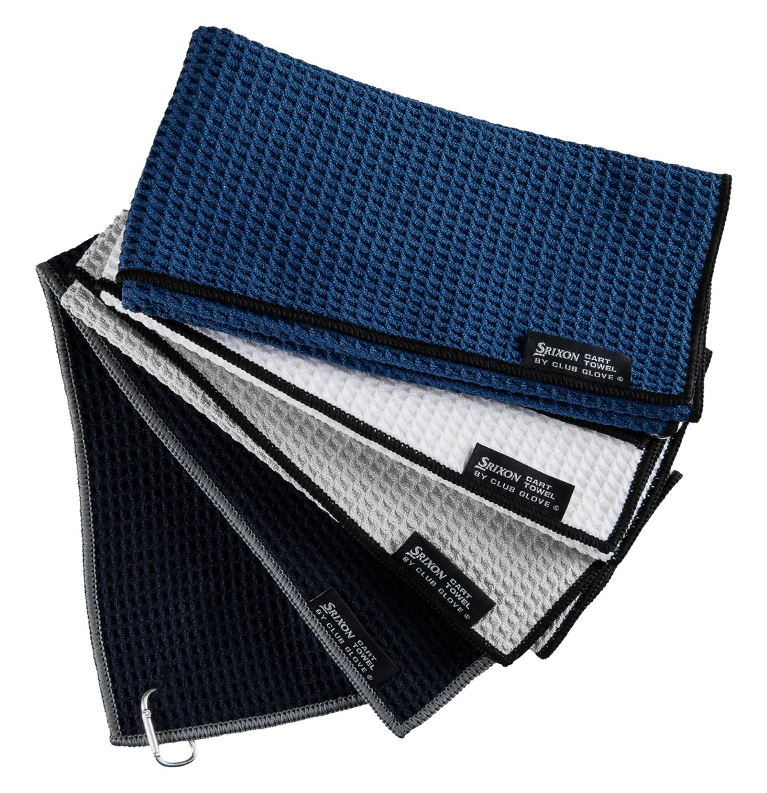 Srixon Cart Towel by Club Glove Golf Stuff - Save on New and Pre-Owned Golf Equipment Black 