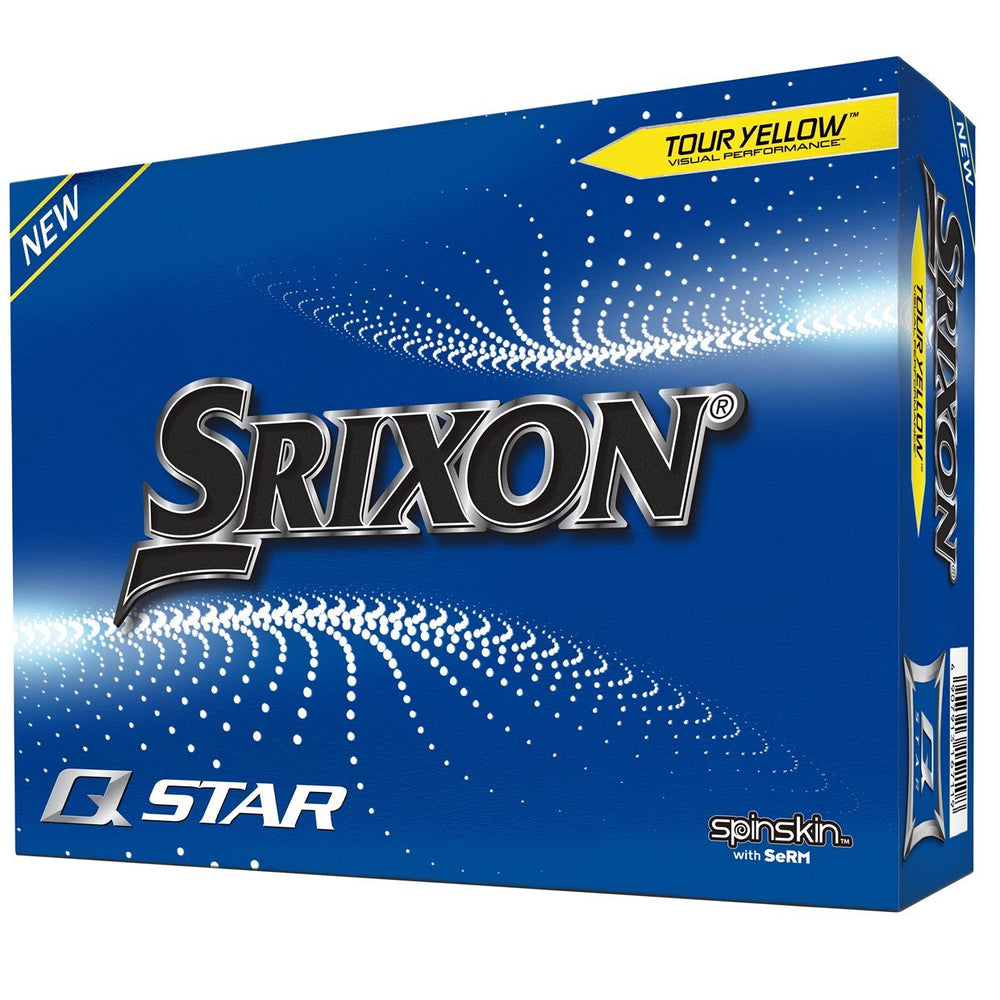 Srixon Q-Star 6 '21 Golf Balls Golf Stuff - Save on New and Pre-Owned Golf Equipment Box/12 Yellow 