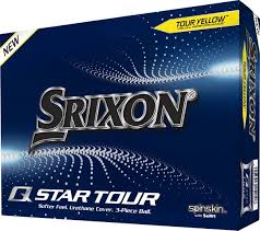Srixon Q Star Tour 4 '21 Golf Balls Golf Stuff - Save on New and Pre-Owned Golf Equipment Box/12 Tour Yellow 