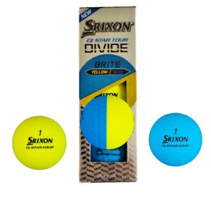 Srixon Q-Star Tour Divide Golf Stuff - Save on New and Pre-Owned Golf Equipment Sleeve/3 Blue/Yellow 
