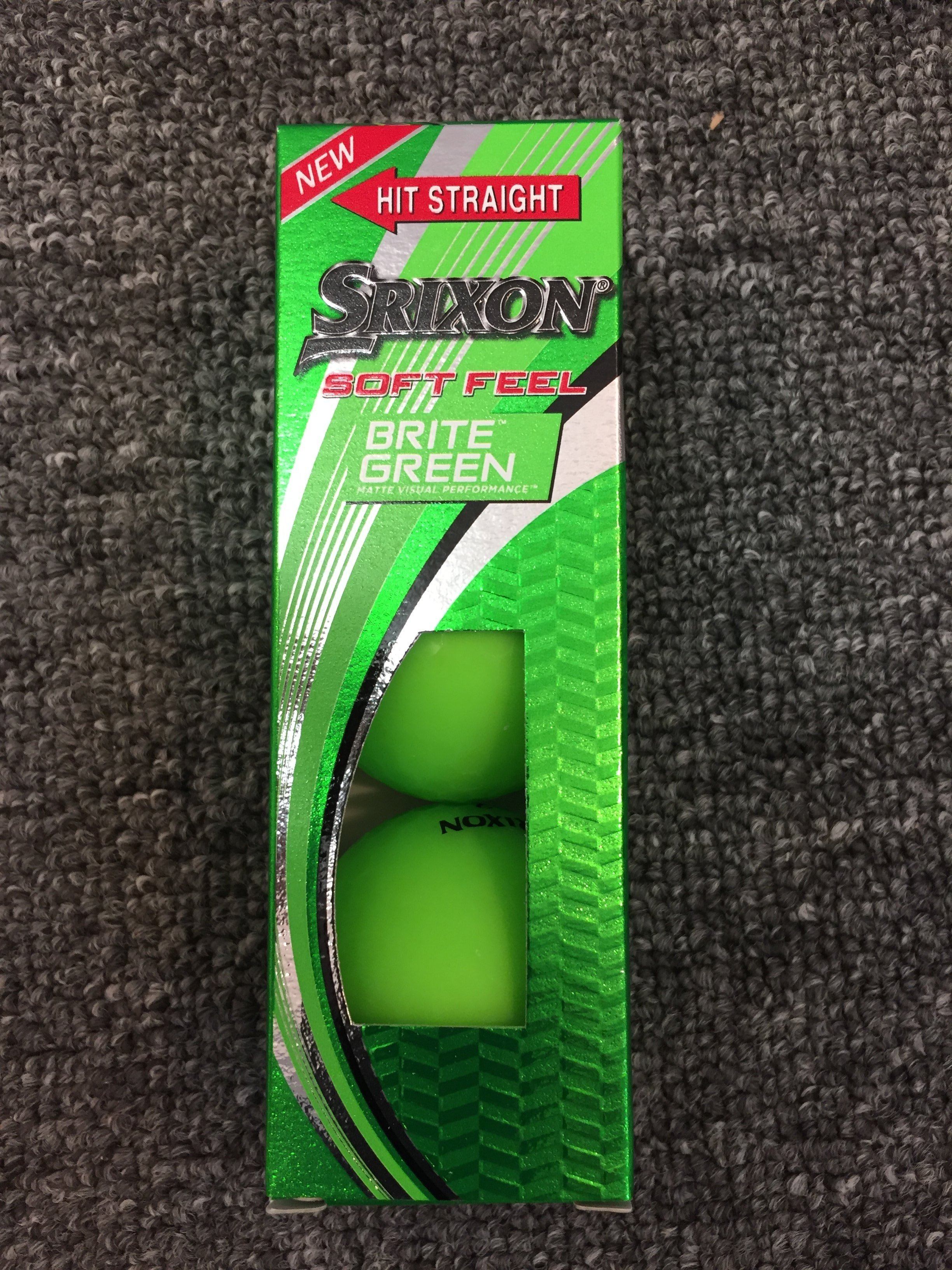 Srixon Soft Feel Golf Balls '21 Golf Stuff - Save on New and Pre-Owned Golf Equipment Sleeve/3 Brite Green 