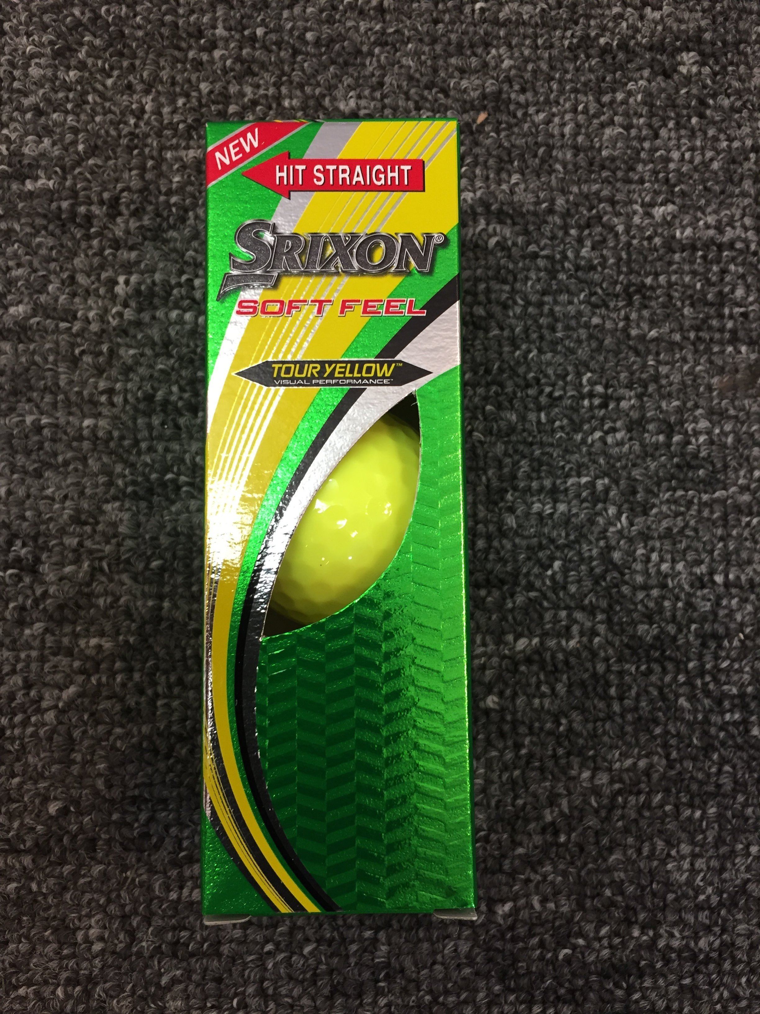 Srixon Soft Feel Golf Balls '21 Golf Stuff - Save on New and Pre-Owned Golf Equipment Sleeve/3 Tour Yellow 