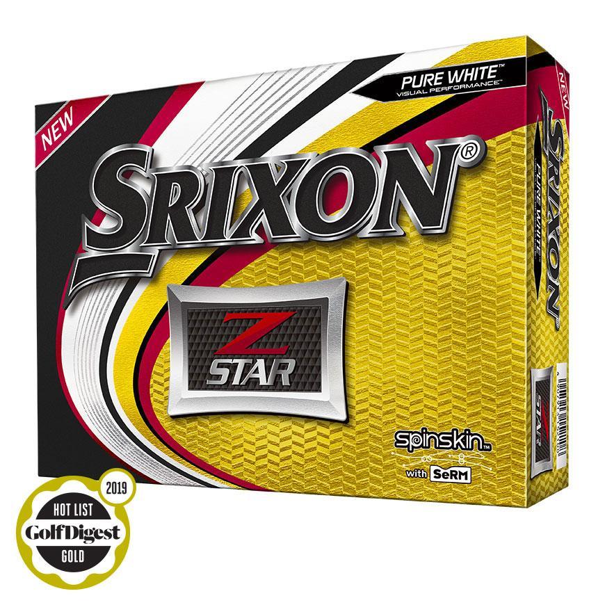Srixon Z Star 6 Golf Balls Golf Stuff - Save on New and Pre-Owned Golf Equipment Box/12 White 