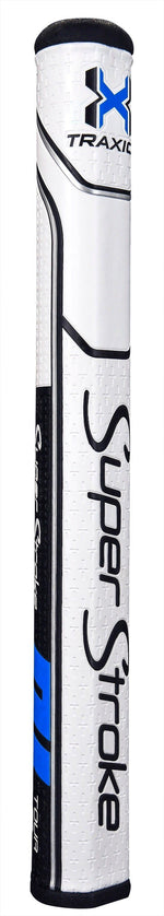 SuperStroke Traxion Tour 2.0 Putter Grip Golf Stuff - Save on New and Pre-Owned Golf Equipment White/Black/Blue 