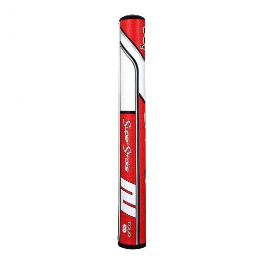 SuperStroke Traxion Tour 3.0 Putter Grip Golf Stuff - Save on New and Pre-Owned Golf Equipment Red/White 