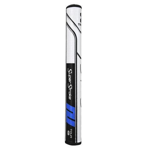 SuperStroke Traxion Tour 3.0 Putter Grip Golf Stuff - Save on New and Pre-Owned Golf Equipment White/Black/Blue 