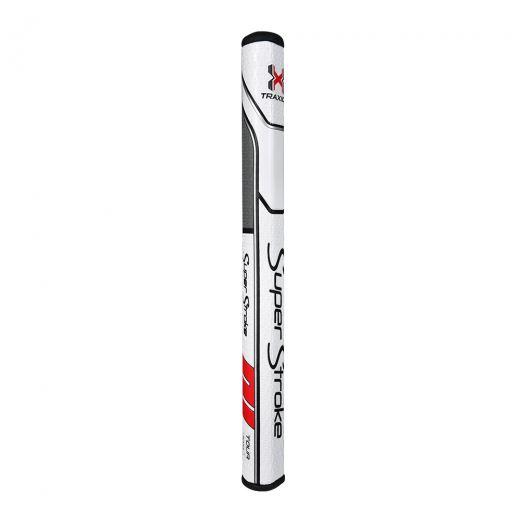 SuperStroke Traxion Tour 3.0 Putter Grip Golf Stuff - Save on New and Pre-Owned Golf Equipment White/Gry/Red 