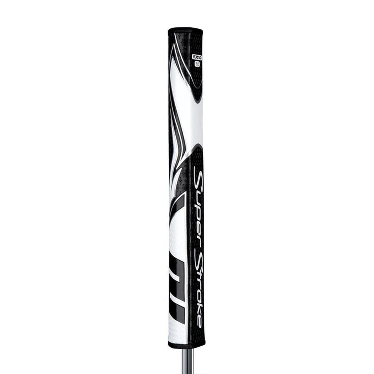 SuperStroke Zenergy Flatso 3.0 Putter Grip Golf Stuff - Save on New and Pre-Owned Golf Equipment Black/White 