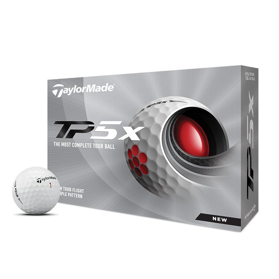 TaylorMade TP5x Golf Balls TM21 TaylorMade Sleeve/3 