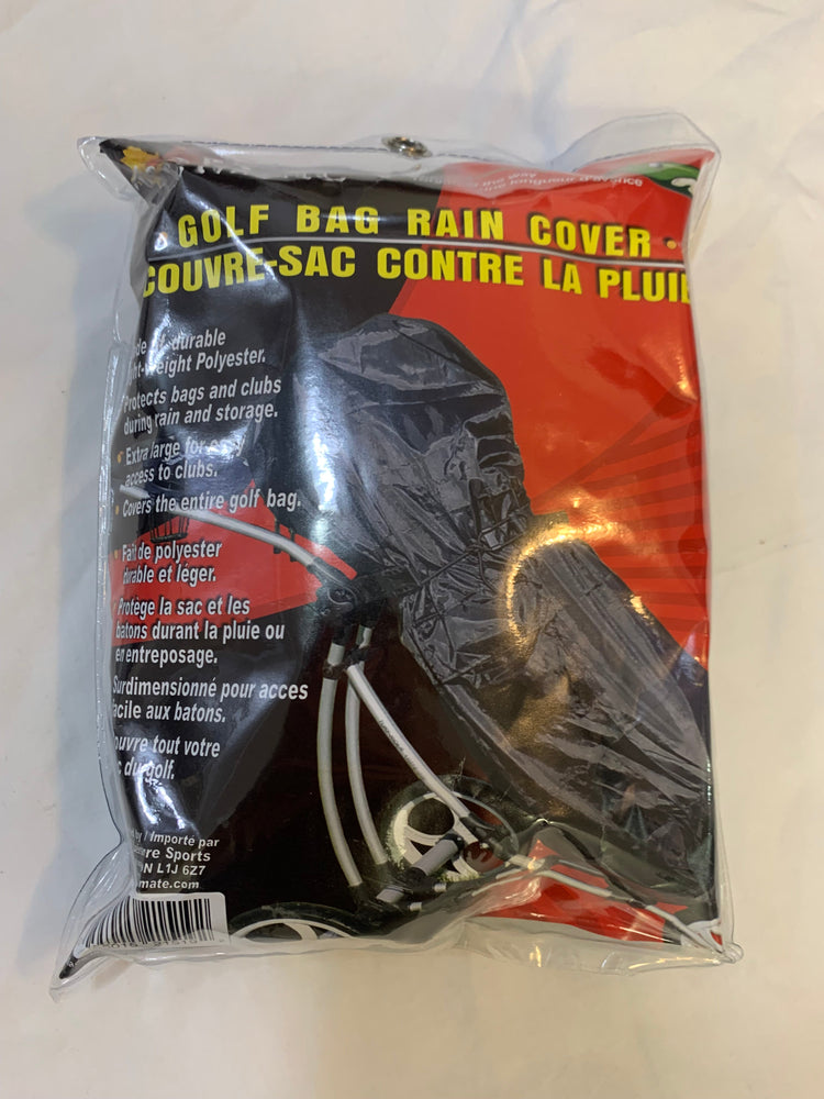TeeMate Golf Bag Rain Cover 21519 Golf Stuff Black 