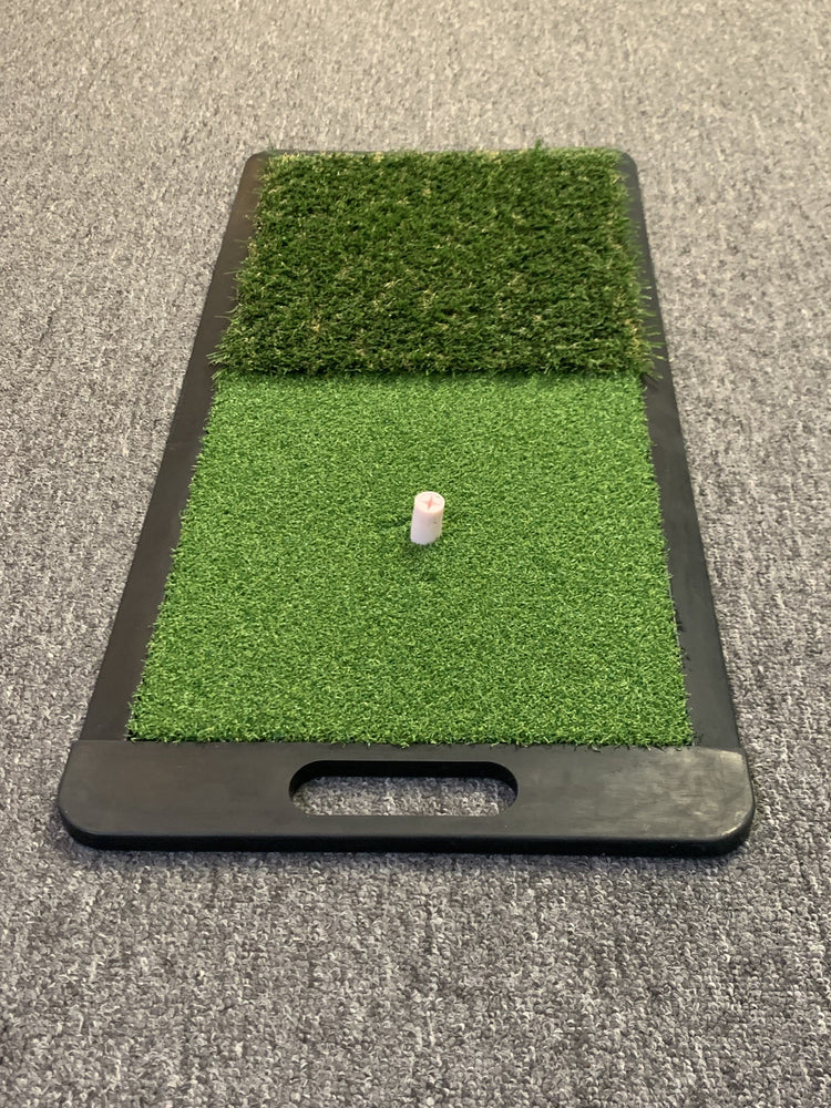 TeeMate Pro2 Large Dual Surface Chip & Drive Mat 26"x12" Golf Stuff 