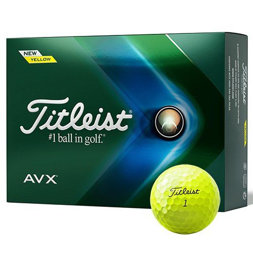Titleist AVX Golf Balls '22 Golf Stuff - Low Prices - Fast Shipping - Custom Clubs Box/12 Yellow 