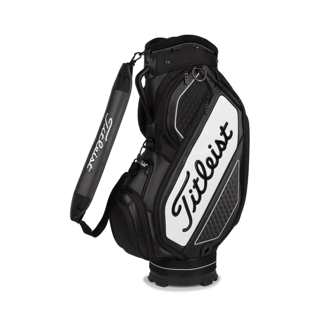 Titleist Midsize Staff Bag TB20SF4-01 Black/White Golf Stuff 
