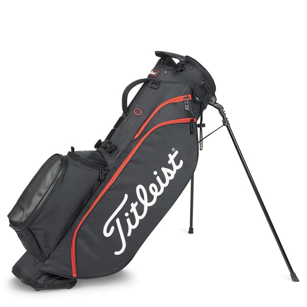 Titleist Players 4 Stand Bag TB23SX4 Golf Stuff Black/Black/Red - 006 