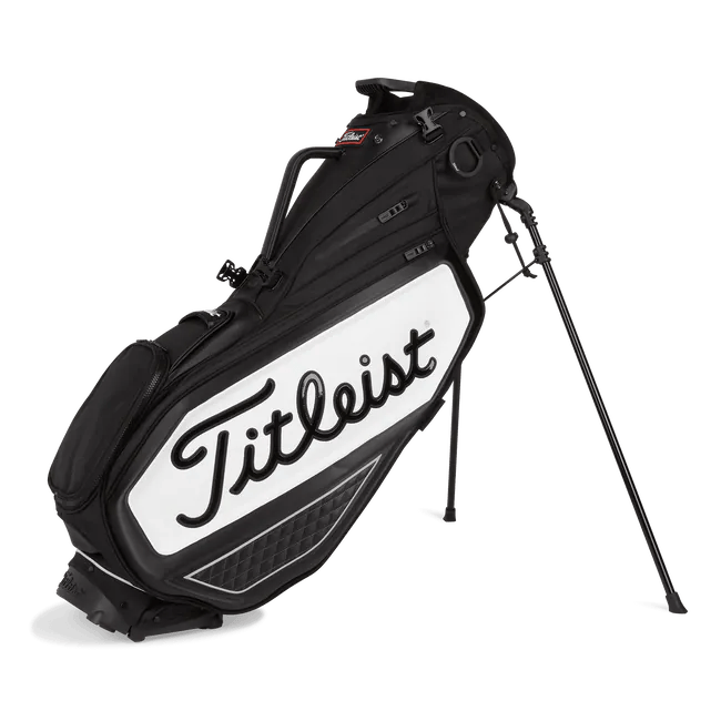 Titleist Premium Stand Bag Golf Stuff Black/White 