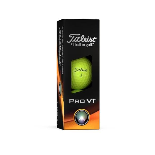 Titleist Pro V1 2023 Golf Balls Golf Stuff - Save on New and Pre-Owned Golf Equipment Sleeve/3 Yellow 