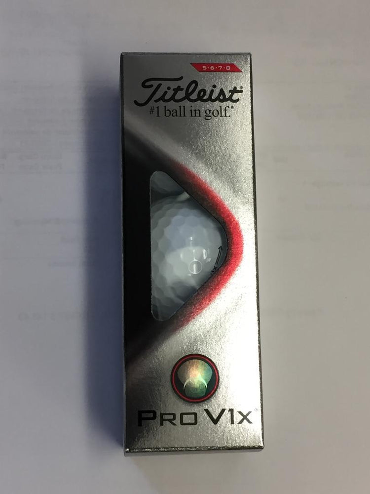 Titleist Pro V1x 2021 Golf Balls Golf Stuff - Save on New and Pre-Owned Golf Equipment Sleeve/3 High Numbers 