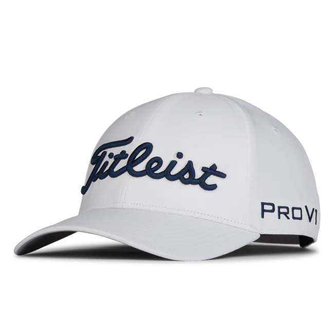 Navy top titleist hat
