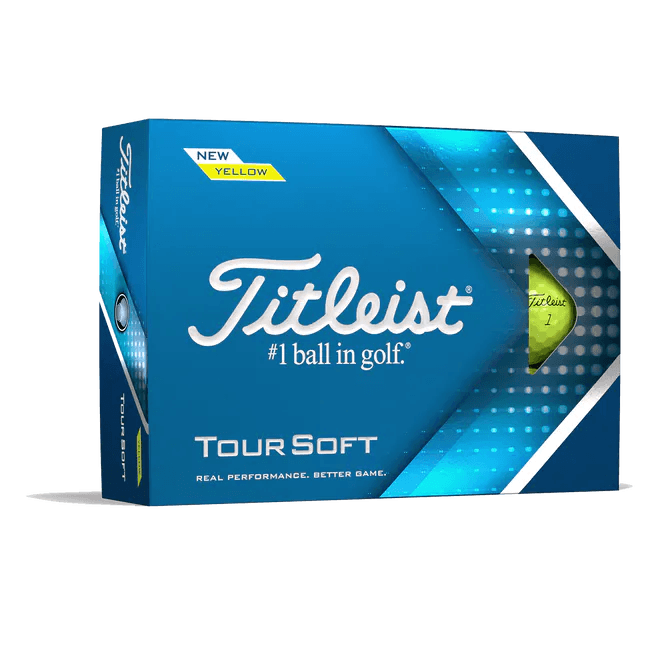 Titleist Tour Soft Golf Balls '22 Golf Stuff - Low Prices - Fast Shipping - Custom Clubs Box/12 Yellow 