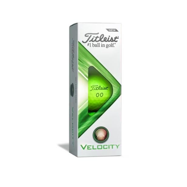 Titleist Velocity Golf Balls '22 Golf Stuff - Save on New and Pre-Owned Golf Equipment Matte Green Sleeve/3 