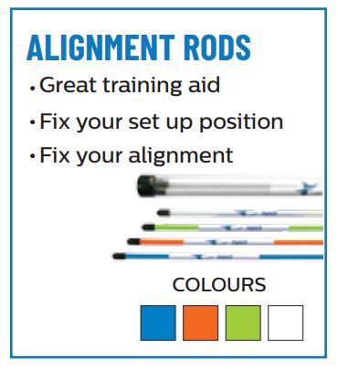 Tour Sticks Alignment Rod 2 Pack with Clear Tube