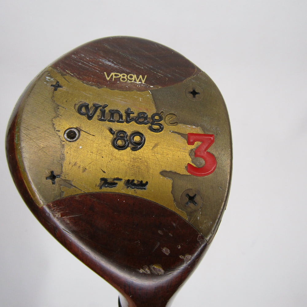 Vintage 89 Persimmon #3 Wood Steel Regular Men's Right Golf Stuff 