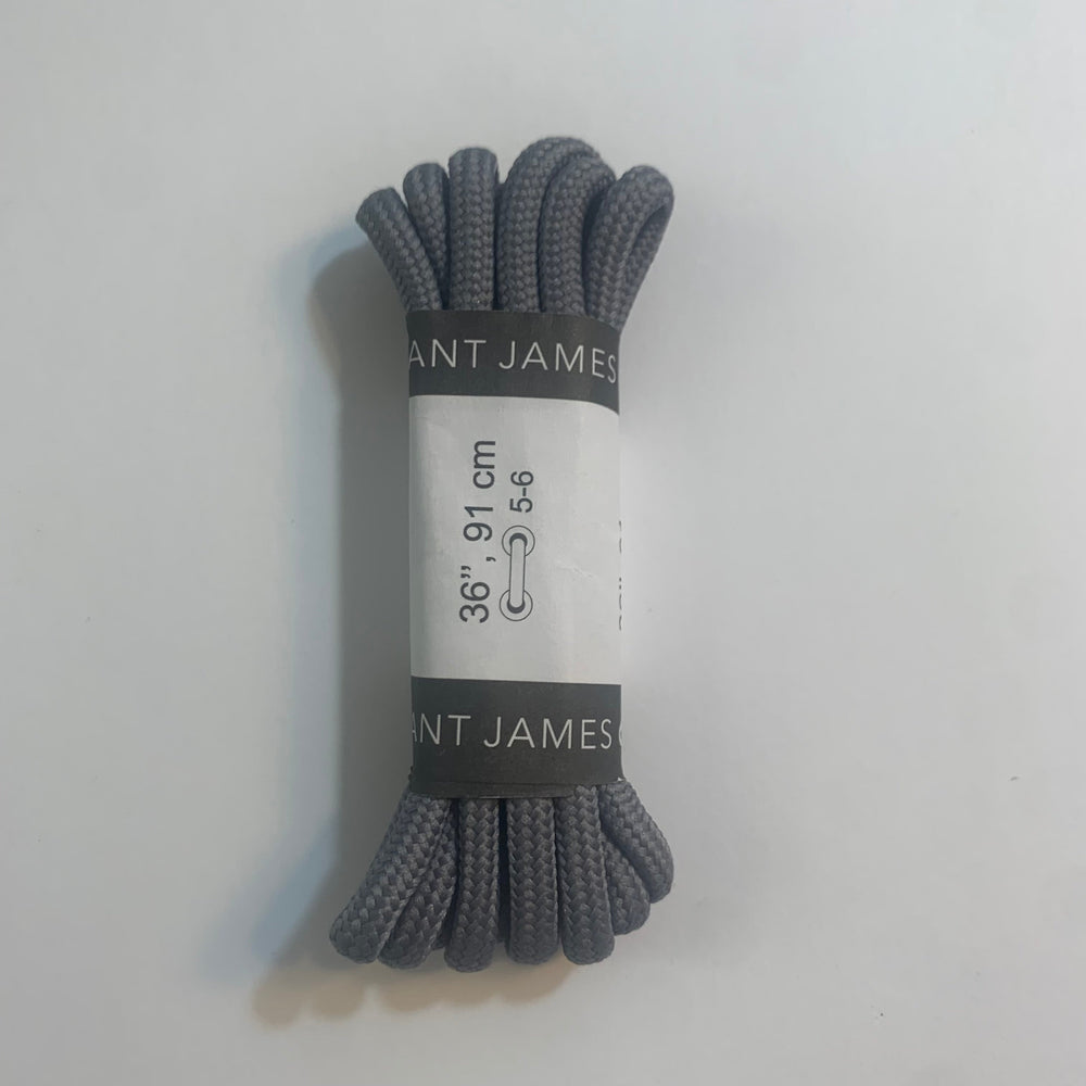 Volant James Laces Round Thick Grey Golf Shoes National Shoe 36" (91cm)/250224 