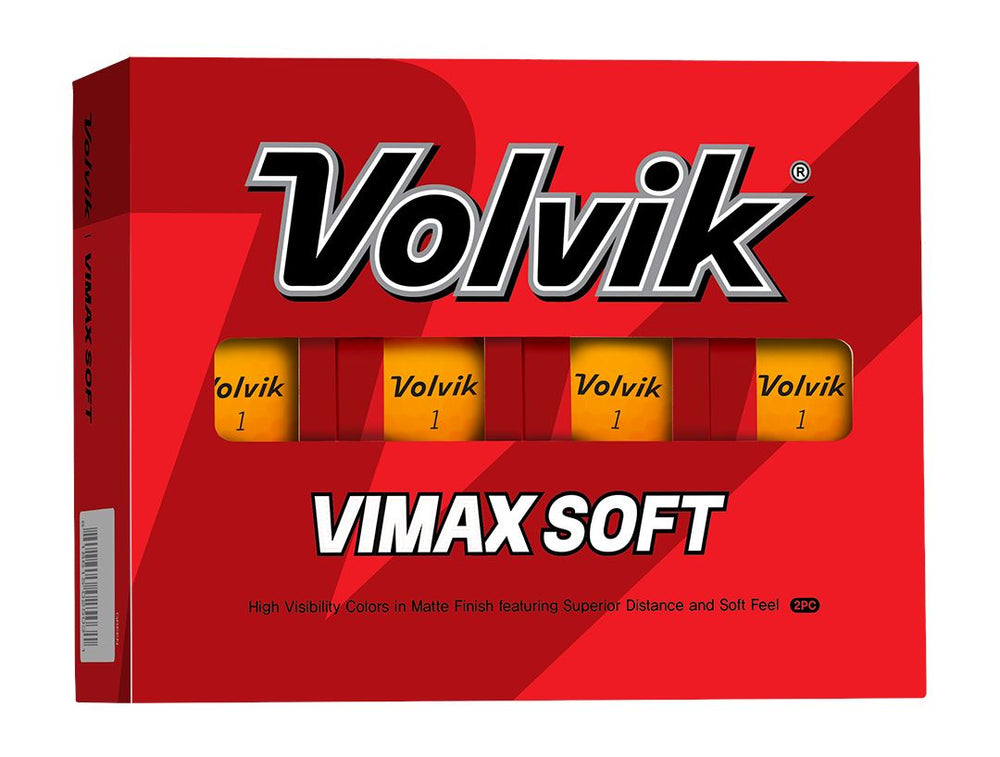 Volvik Vimax Soft Golf Balls Golf Stuff Box/12 Orange 
