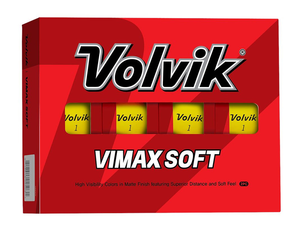 Volvik Vimax Soft Golf Balls Golf Stuff Box/12 Yellow 