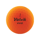 Volvik Vivid 2022 Golf Stuff Orange Sleeve/3 