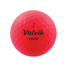 Volvik Vivid 2022 Golf Stuff Pink Sleeve/3 