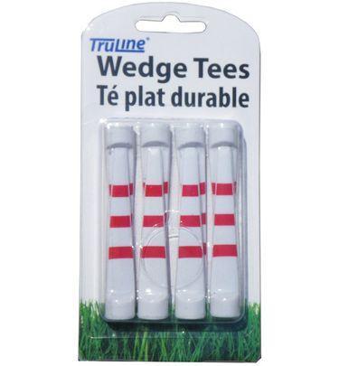 Wedge Tee 8pk Golf Tees TeeMate White/Red 