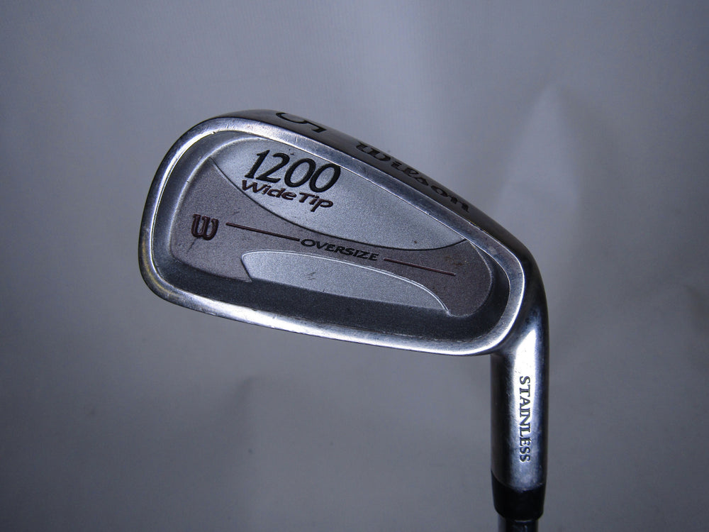 Wilson 1200 Wide Tip Oversize #5 Iron Regular Flex Steel Shaft MRH Golf Stuff 