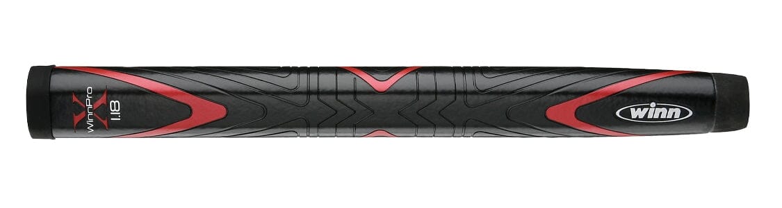 WinnPro X 1.18 Putter Grip Golf Stuff - Save on New and Pre-Owned Golf Equipment Black/Red 