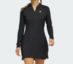 Women's Long Sleeve Golf Dress Black IC3520
